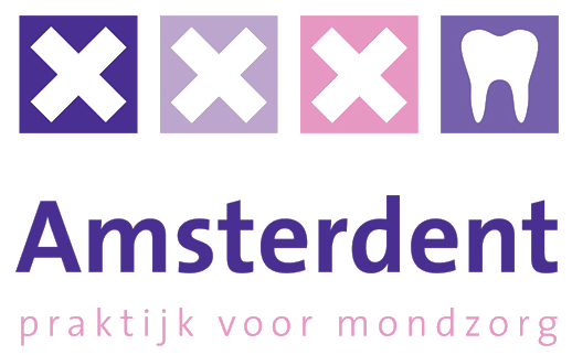 Logo Amsterdent, praktijk voor mondzorg